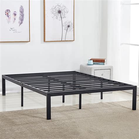 queen metal bed frame and box spring|queen size box spring mattress.